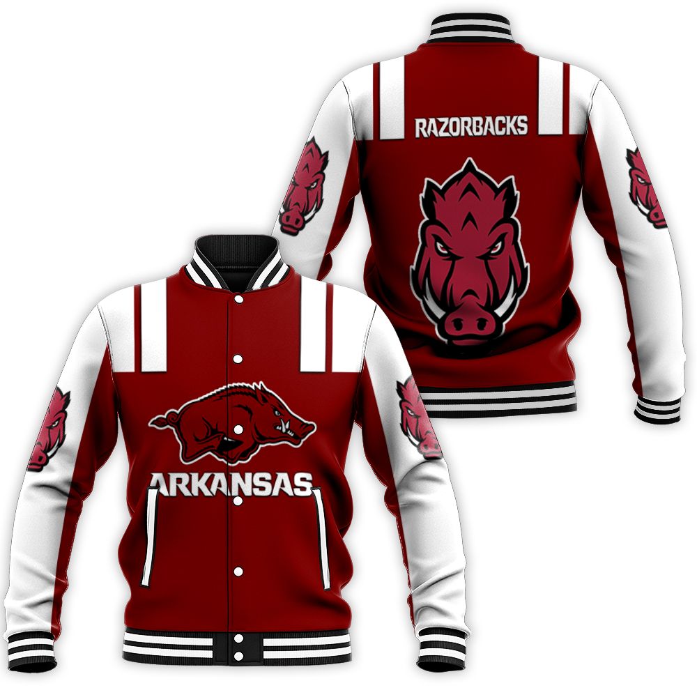 Arkansas Razorbacks Ncaa For Razorbacks Fan 3d t shirt hoodie sweater Baseball Jacket