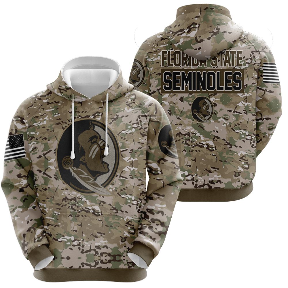 Florida State Seminoles Camo Pattern 3d t shirt hoodie sweater Hoodie