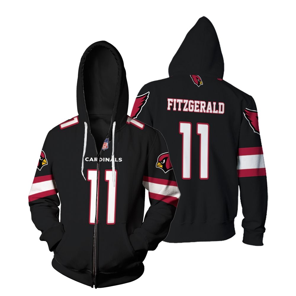 Larry Fitzgerald Arizona Cardinals Alternate Game Black 2019 shirt Inspired Style Fleece Hoodie