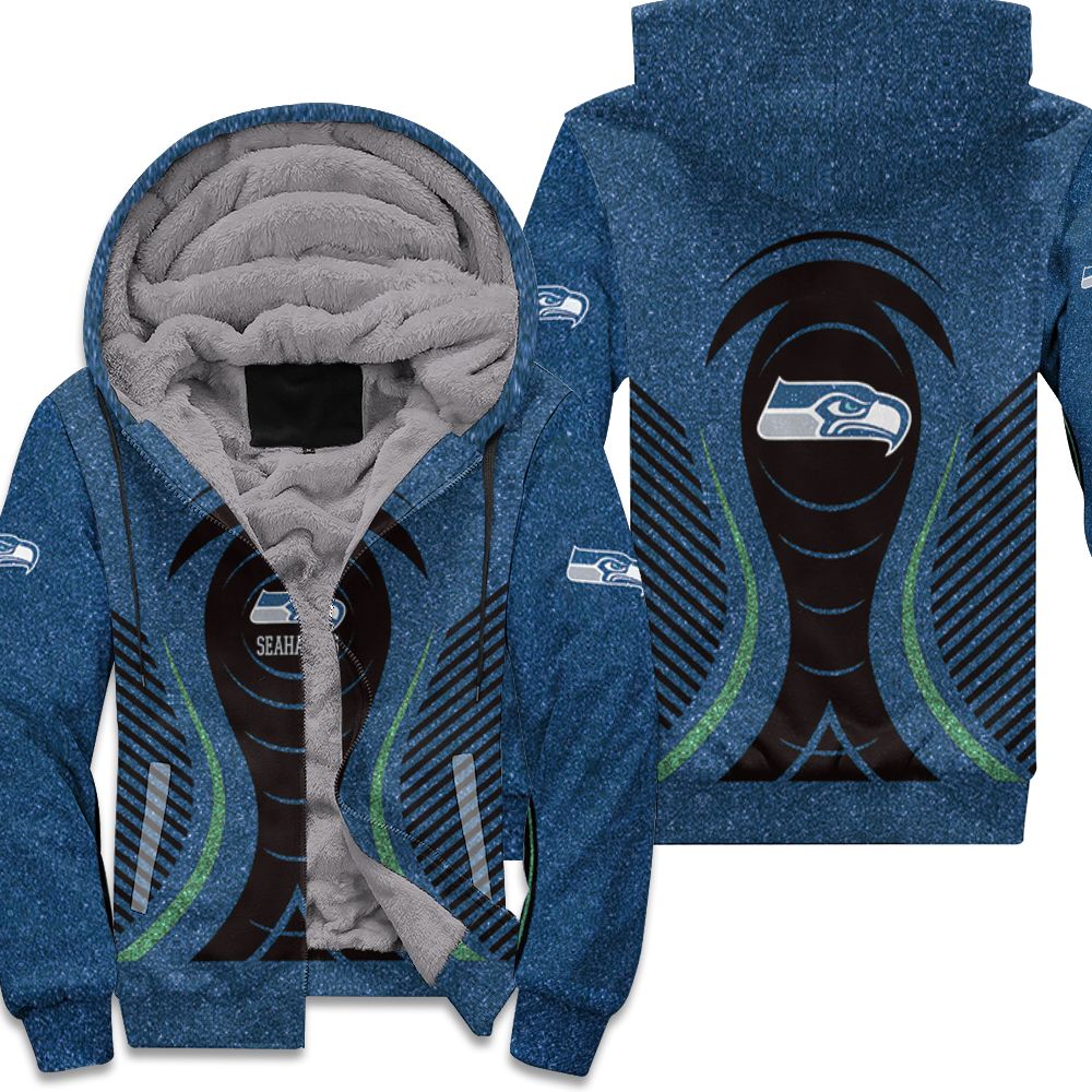 personalized seattle seahawks 3d t shirt hoodie shirt Fleece Hoodie