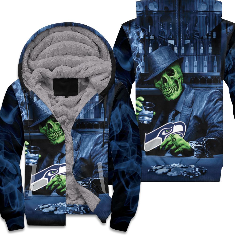 seattle seahawks 3d t shirt hoodie shirt Fleece Bomber Jacket