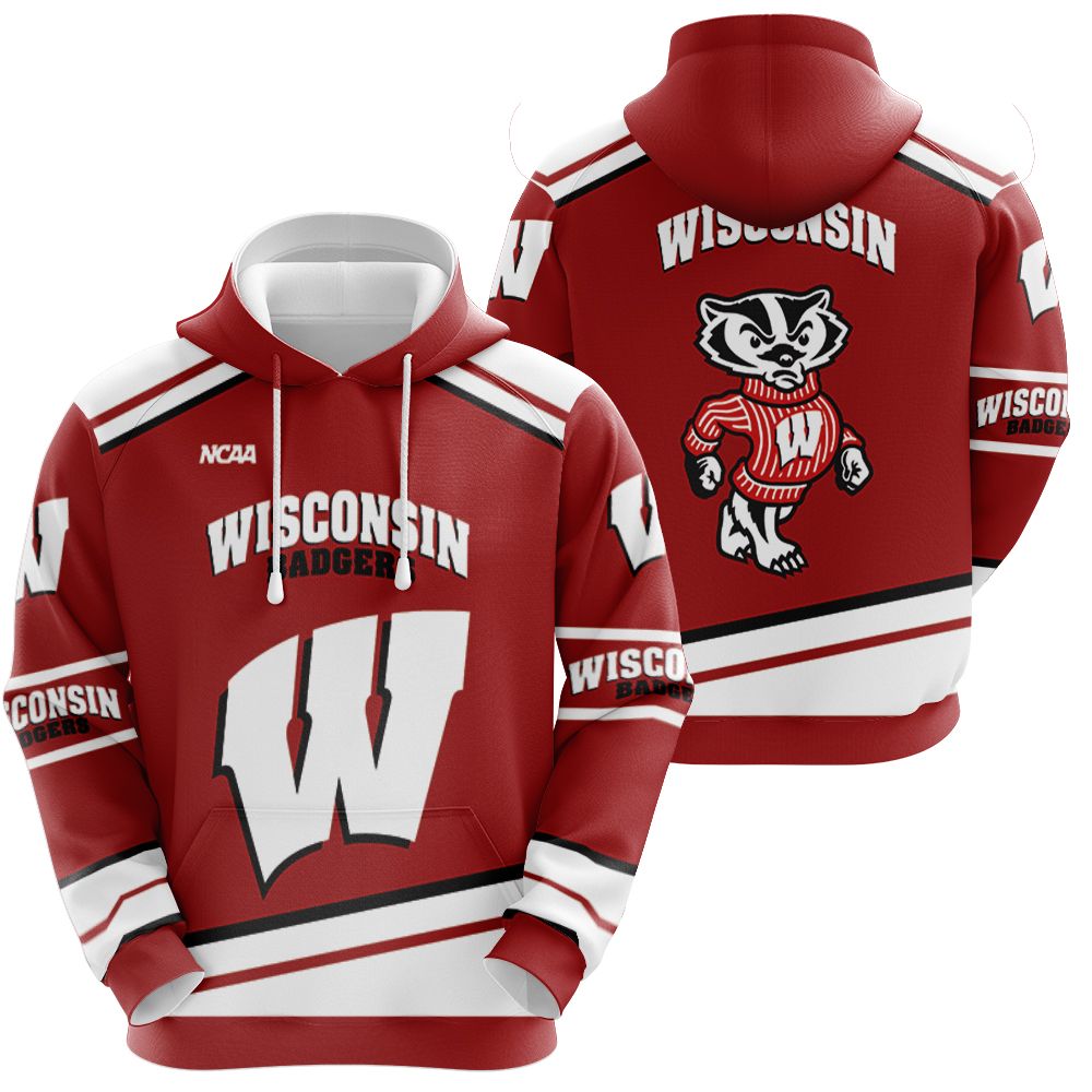 Wisconsin Badgers Ncaa Mascot 3d shirt Hoodie