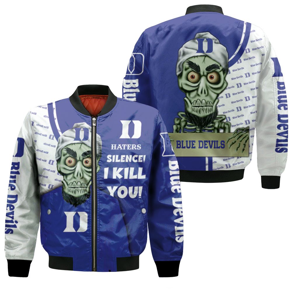 done Duke Blue Devils haters silence the dead terrorist 3d t shirt hoodie shirt Bomber Jacket