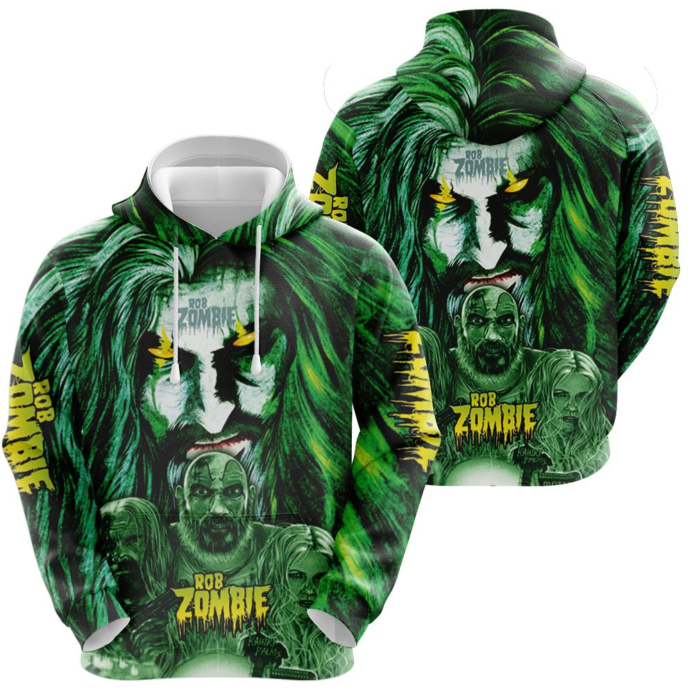 Rob zombie legend horror movie halloween 3d t shirt hoodie sweater