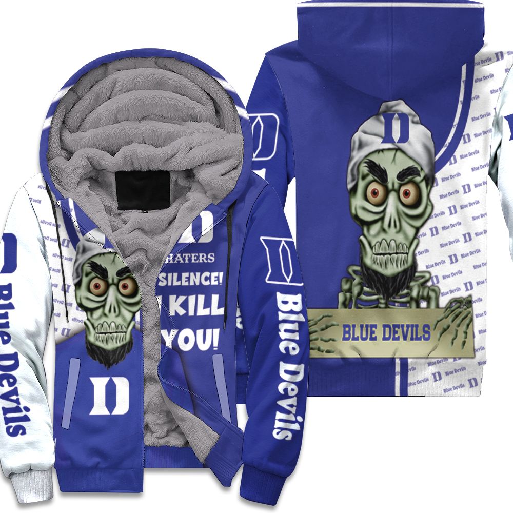 done Duke Blue Devils haters silence the dead terrorist 3d t shirt hoodie shirt Fleece Hoodie
