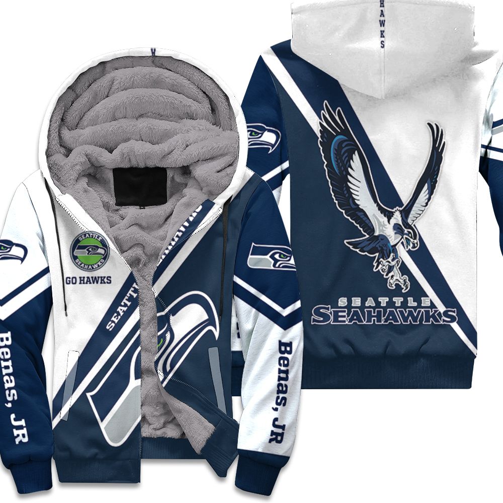 personalized seattle seahawks 3d t shirt hoodie shirt Fleece Hoodie