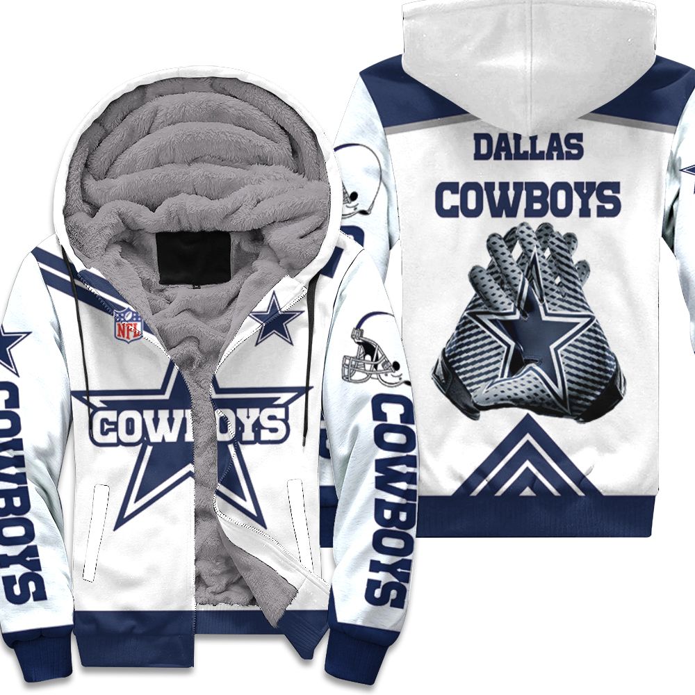 Dallas cowboys logo nfl 3d shirt Fleece Hoodie