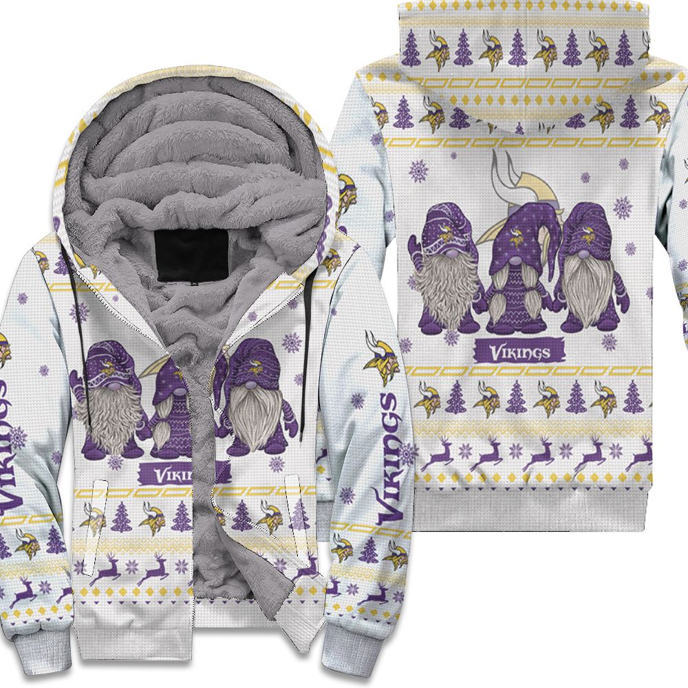 minnesota vikings light up ugly sweater 3d t shirt hoodie sweatshirt shirt Fleece Hoodie