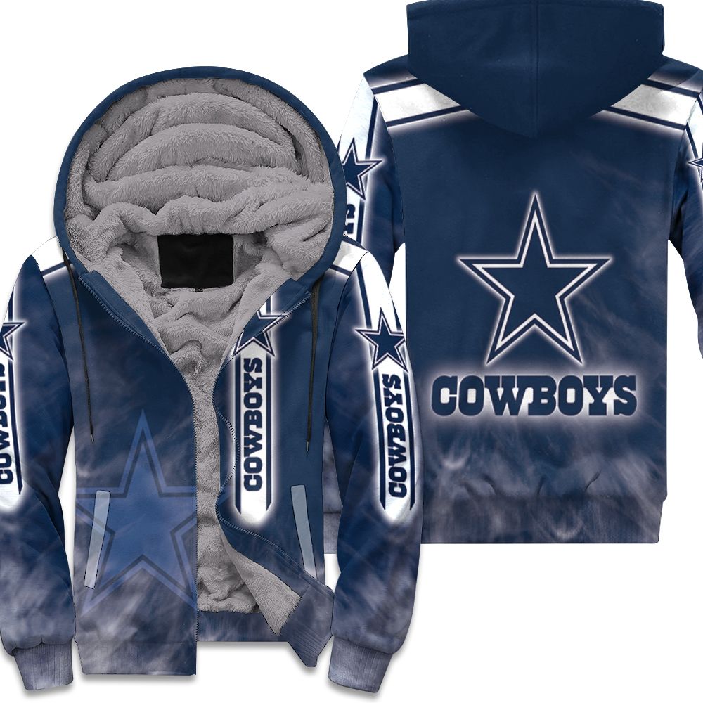 Dallas Cowboys Camouflage Pattern 3d shirt Fleece Hoodie