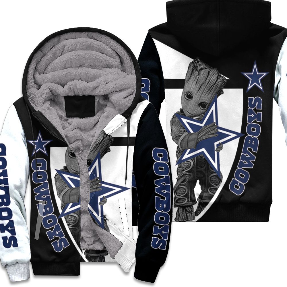 Dallas Cowboys Skull Nfl Fan 3d shirt Fleece Hoodie
