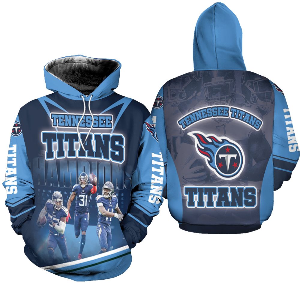 Adoree Jackson #25 Tennessee Titans Super Bowl 2021 Afc South Division Hoodie