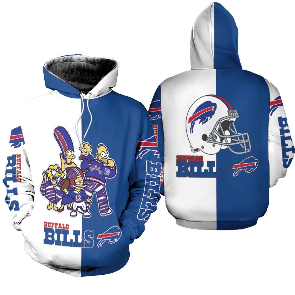 Buffalo Bills The Simpsons Family Fan Afc East Division 2020 Champs Hoodie