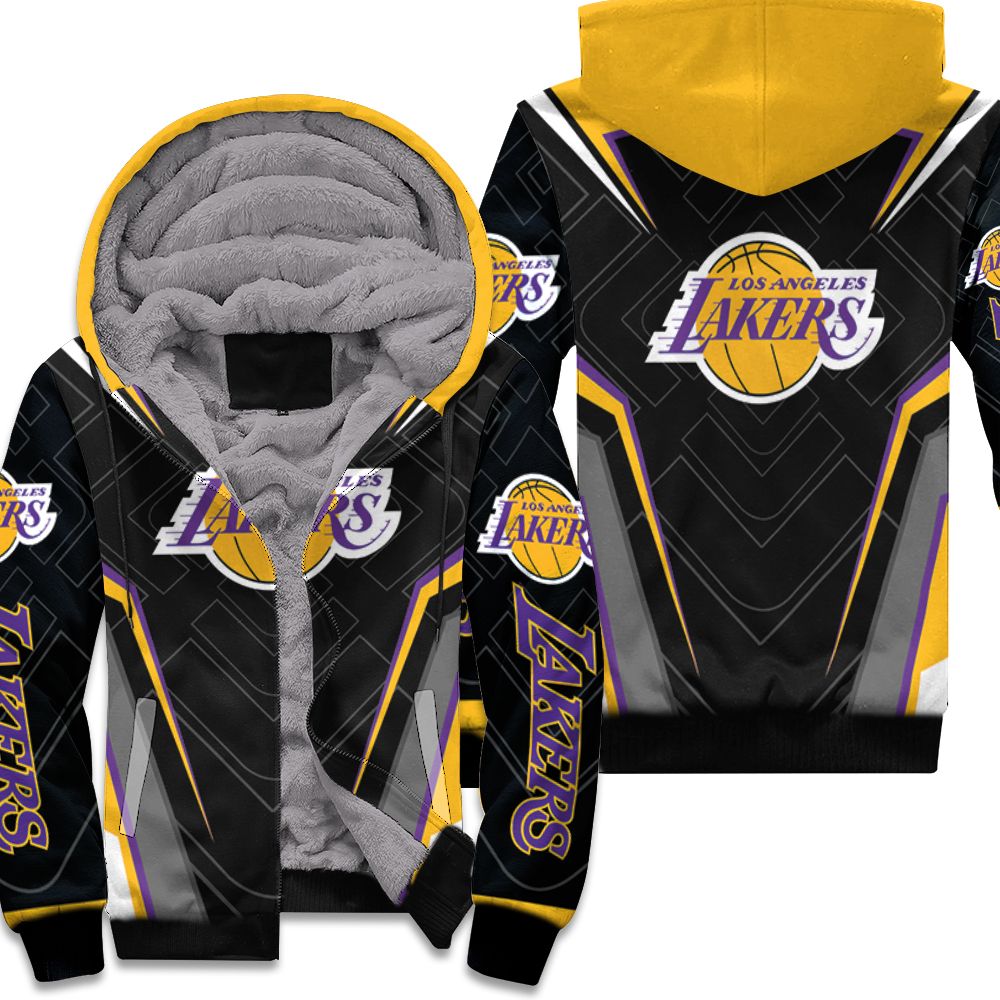 Los Angeles Lakers Logo Legging For Fan 3d Fleece Hoodie