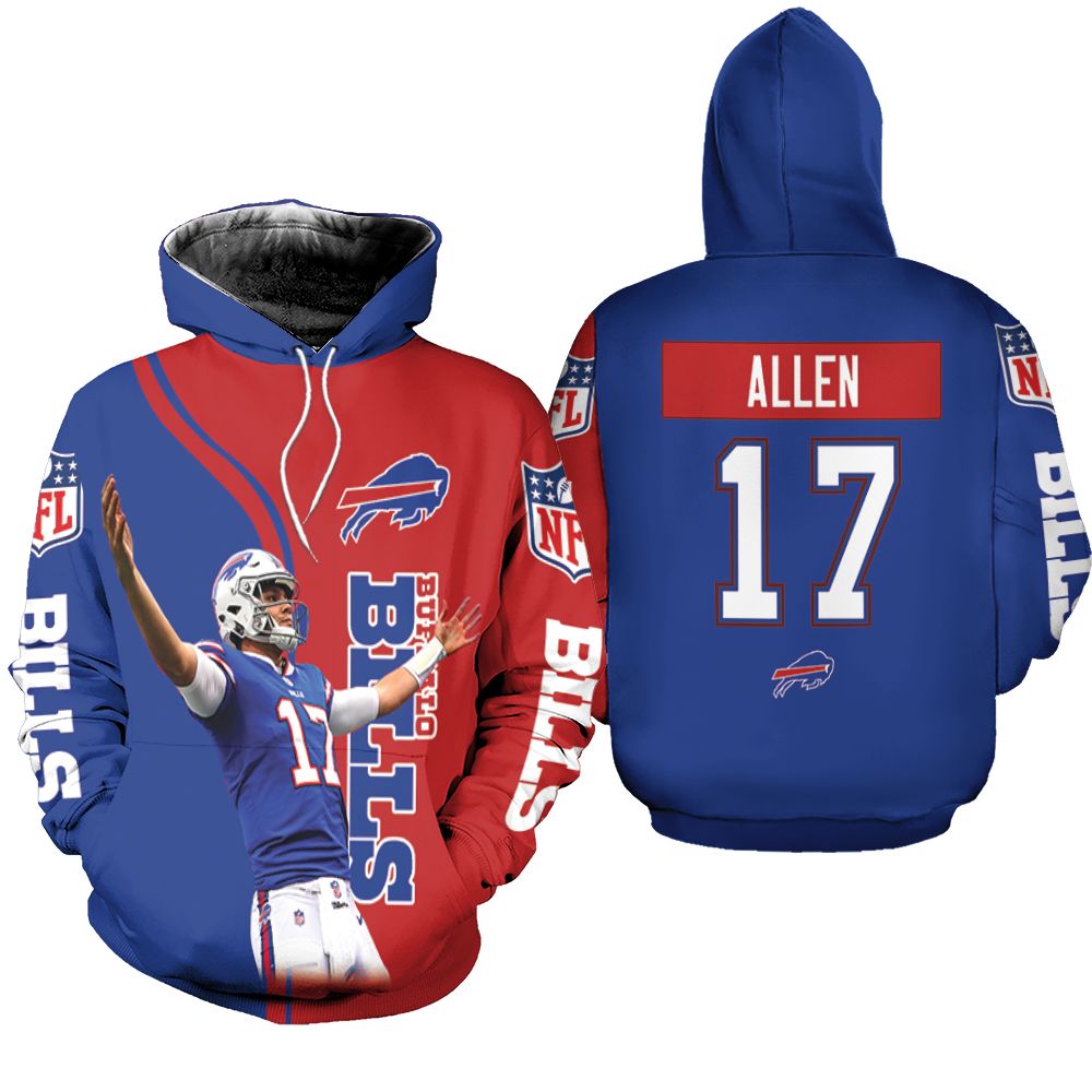 Buffalo Bills 2020 Afc East Division Champs 60th Anniversary Legend With Sign Fleece Hoodie