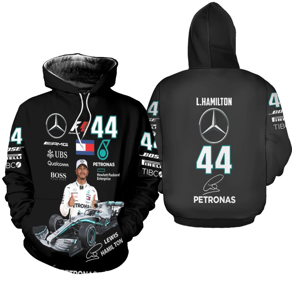 Lewis Hamilton 44 The Best Motorsport Racing Driver 3D Designed Allover Gift For Lewis Hamilton Fans Zip Hoodie