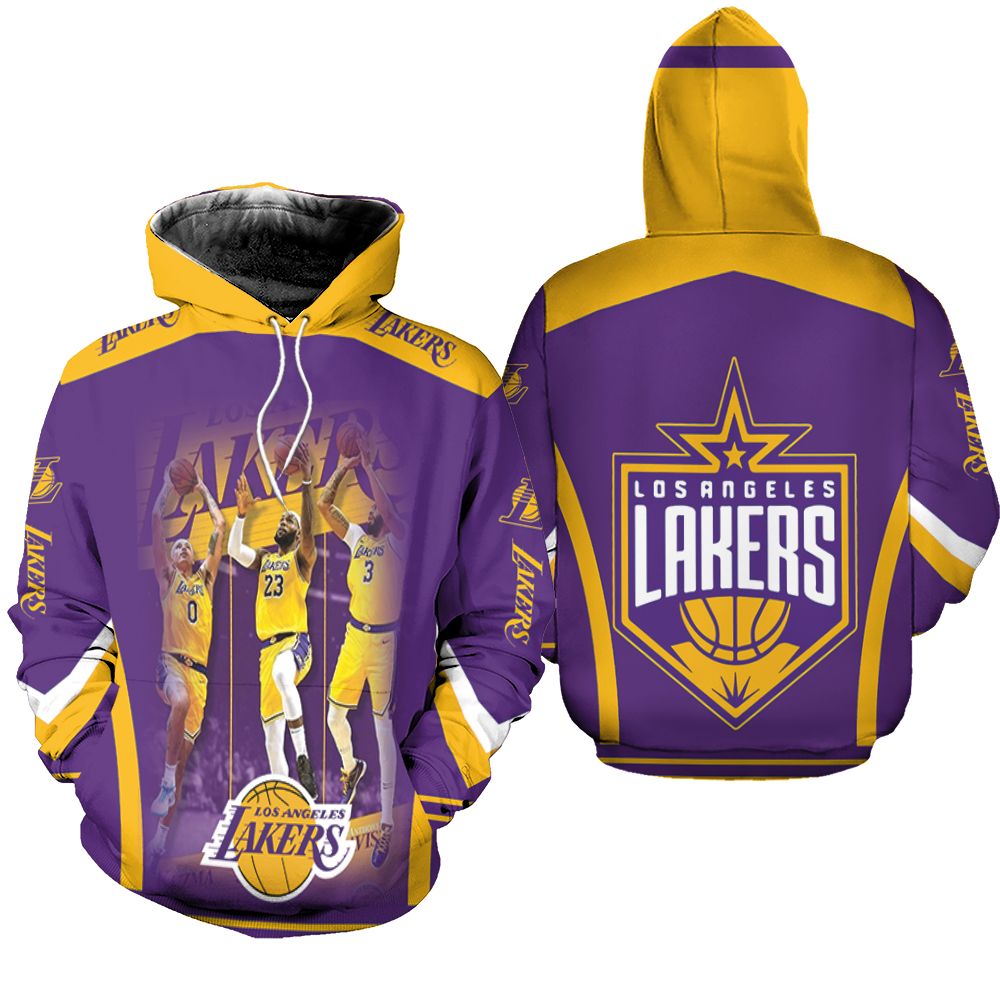 Los Angeles Lakers Nba Western Conference Logo Hoodie
