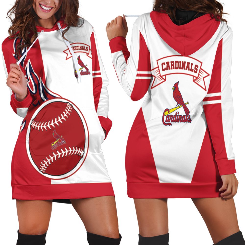 St. Louis Cardinals 3D Personalized Hoodie Dress