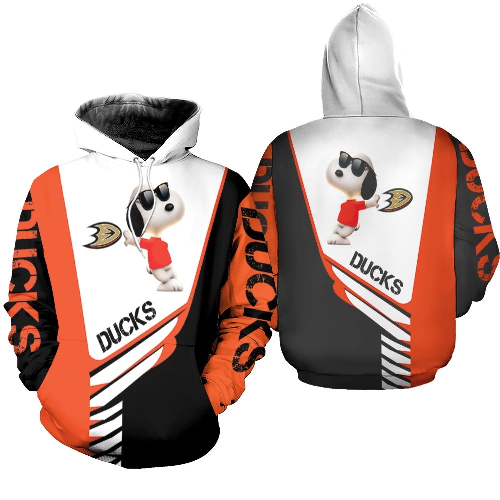 Anaheim Ducks And Zombie For Fans Hoodie