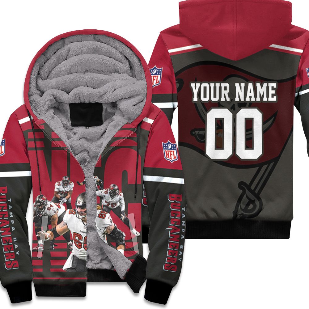 Tampa Bay Buccaneers NFC South Division Champions Super Bowl 2021 1 Personalized Fleece Hoodie