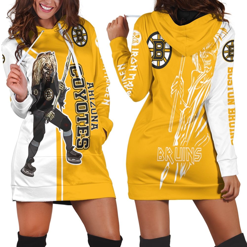 Boston Bruins And Zombie For Fans Hoodie Dress