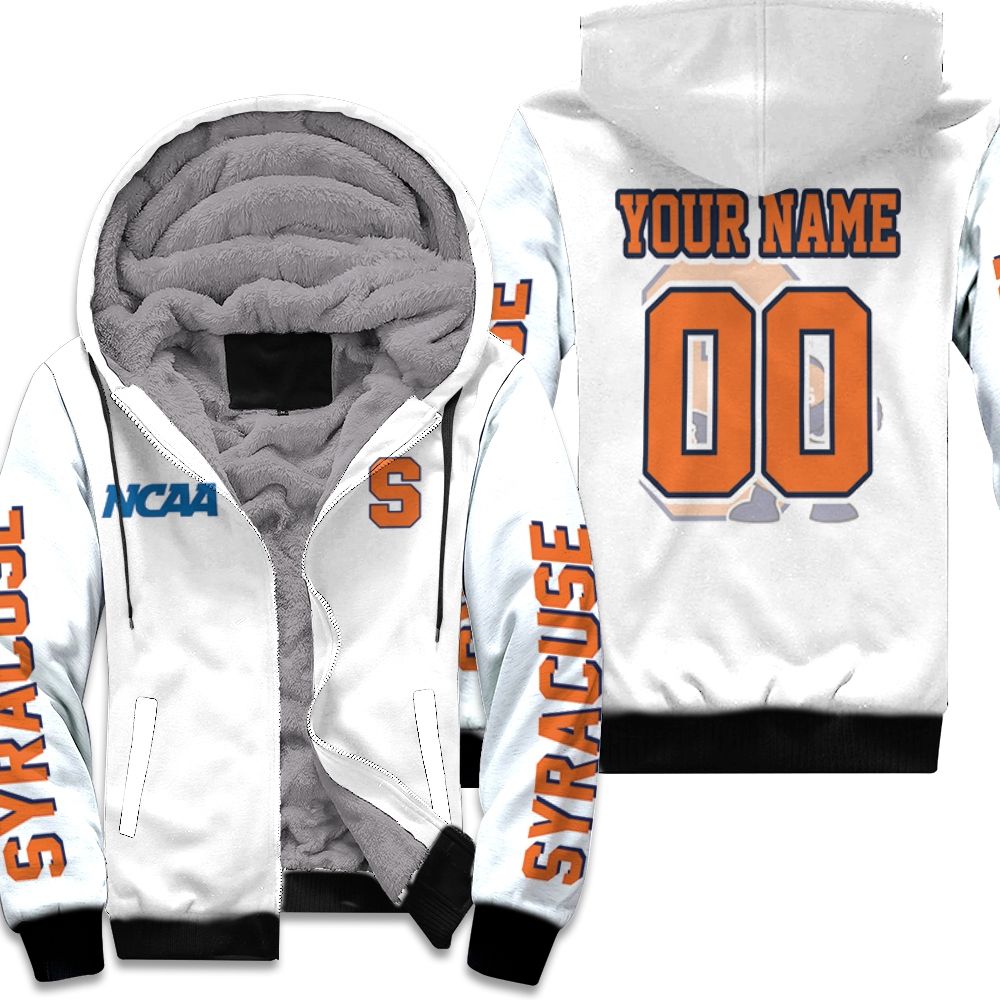 Syracuse Orange Ncaa Bomber Jacket 3d Zip Hoodie