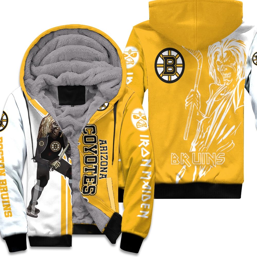 Boston Bruins And Zombie For Fans Fleece Hoodie