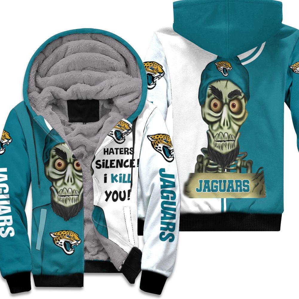 Jacksonville Jaguars NFL Fans Skull Fleece Hoodie