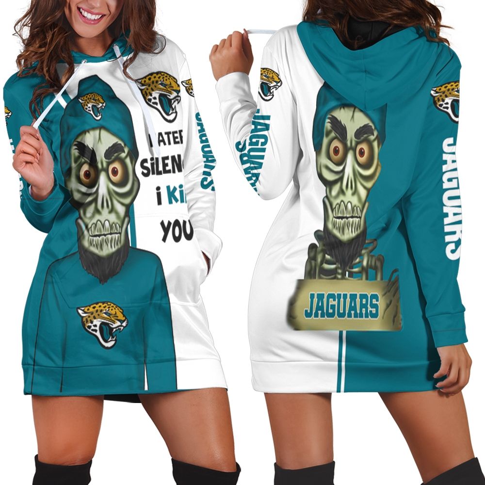 Camouflage Skull Jacksonville Jaguars American Flag Hoodie Dress