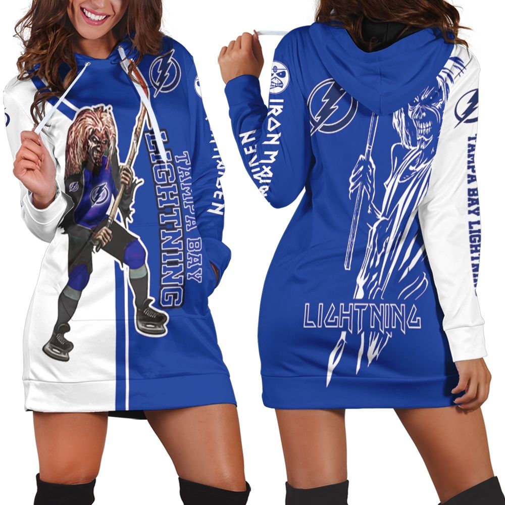 Tampa Bay Lightning And Zombie For Fans Hoodie Dress