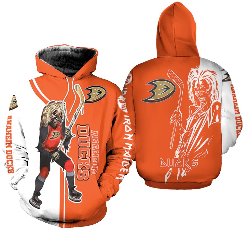 Anaheim Ducks And Zombie For Fans Hoodie