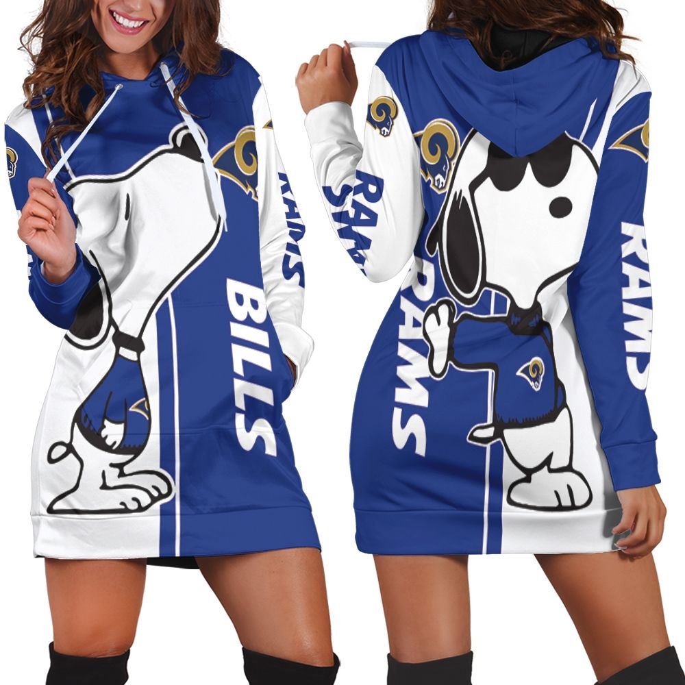 Los Angeles Rams Haters I Kill You 3D Hoodie Dress