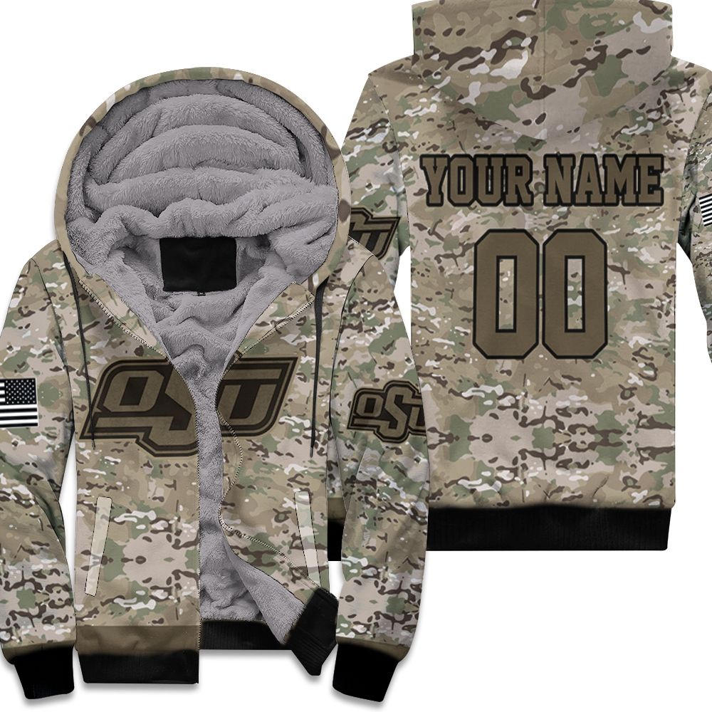 Oklahoma state cowboys camo pattern 3d printed 3D Hoodie Sweater Tshirt