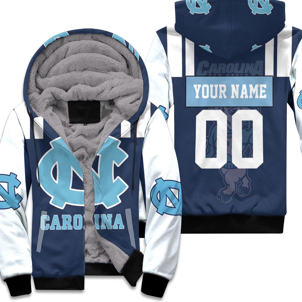 North Carolina Tar Heels Unc For Tar Heels Fan 3d Personalized 1 Fleece Hoodie