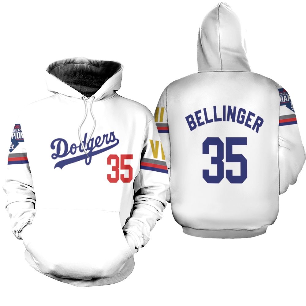 Los Angeles Dodgers Bauer 27 2020 Championship Golden Edition White shirt Inspired Style Hoodie