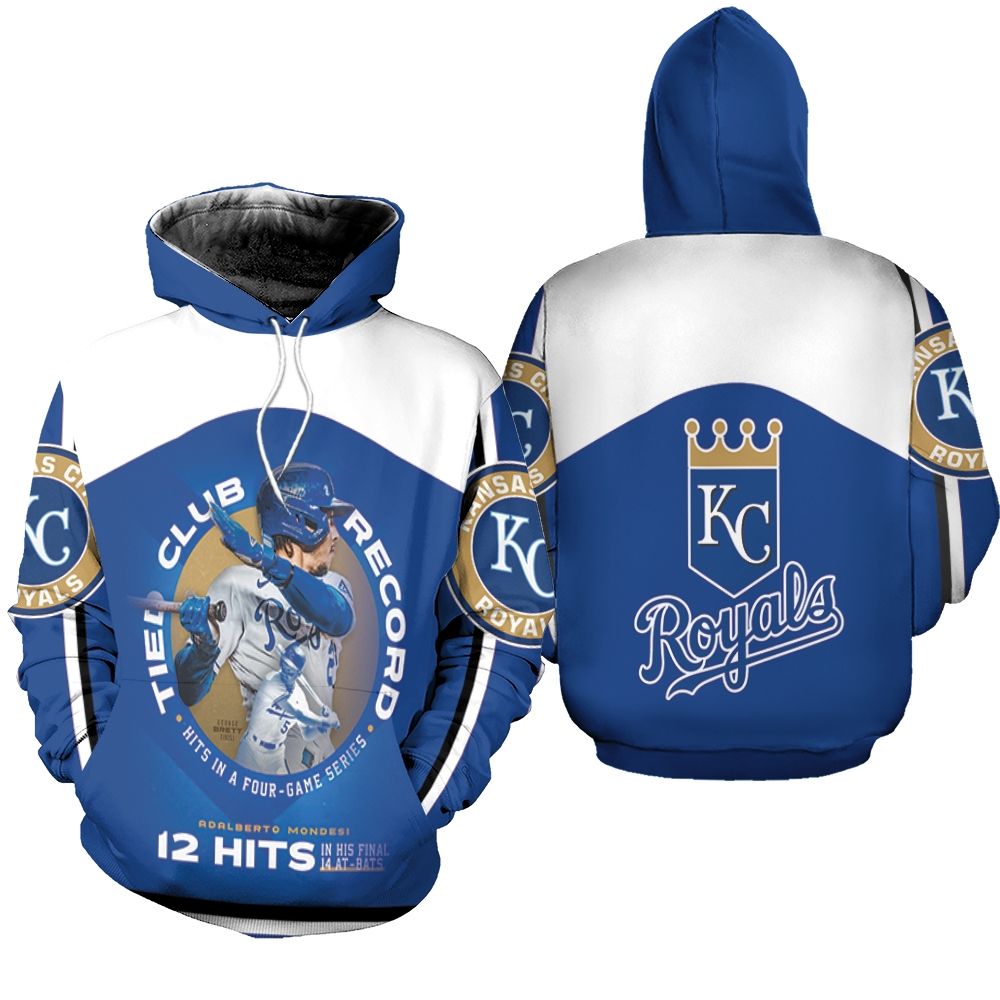 Tied Club Record 12 Hit In A Four Game Series Fleece Hoodie