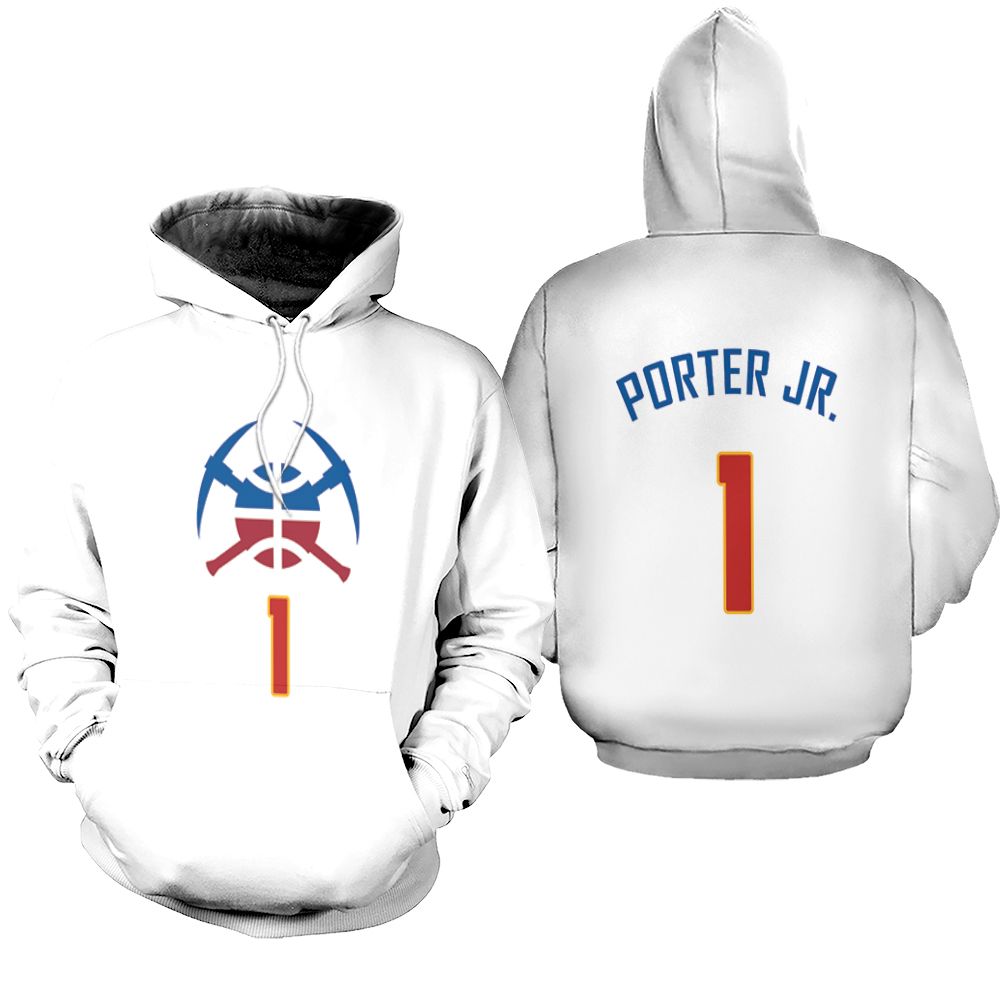 Personalized Any Name 00 Devner Nuggets 2020 21 Earned Edition White shirt Inspired Styel Hoodie