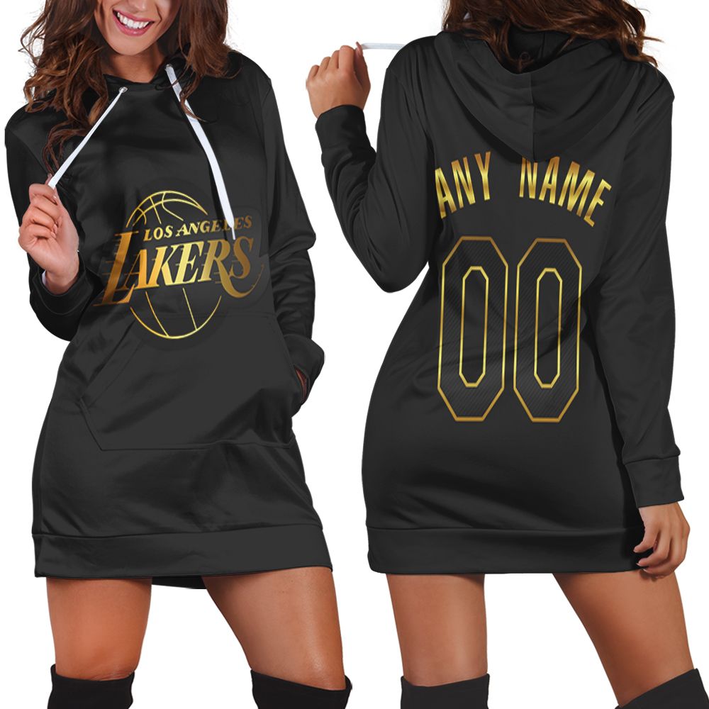 Los Angeles Lakers LeBron James 23 Team 2020 Black shirt Inspired Style Hoodie Dress