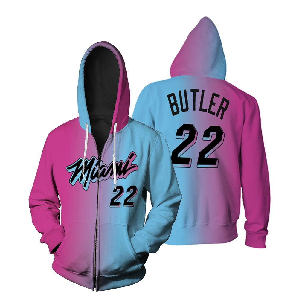 Personalized Miami Heat X Pink Panther Mashup Any Name 00 Black shirt Inspired Style Hoodie