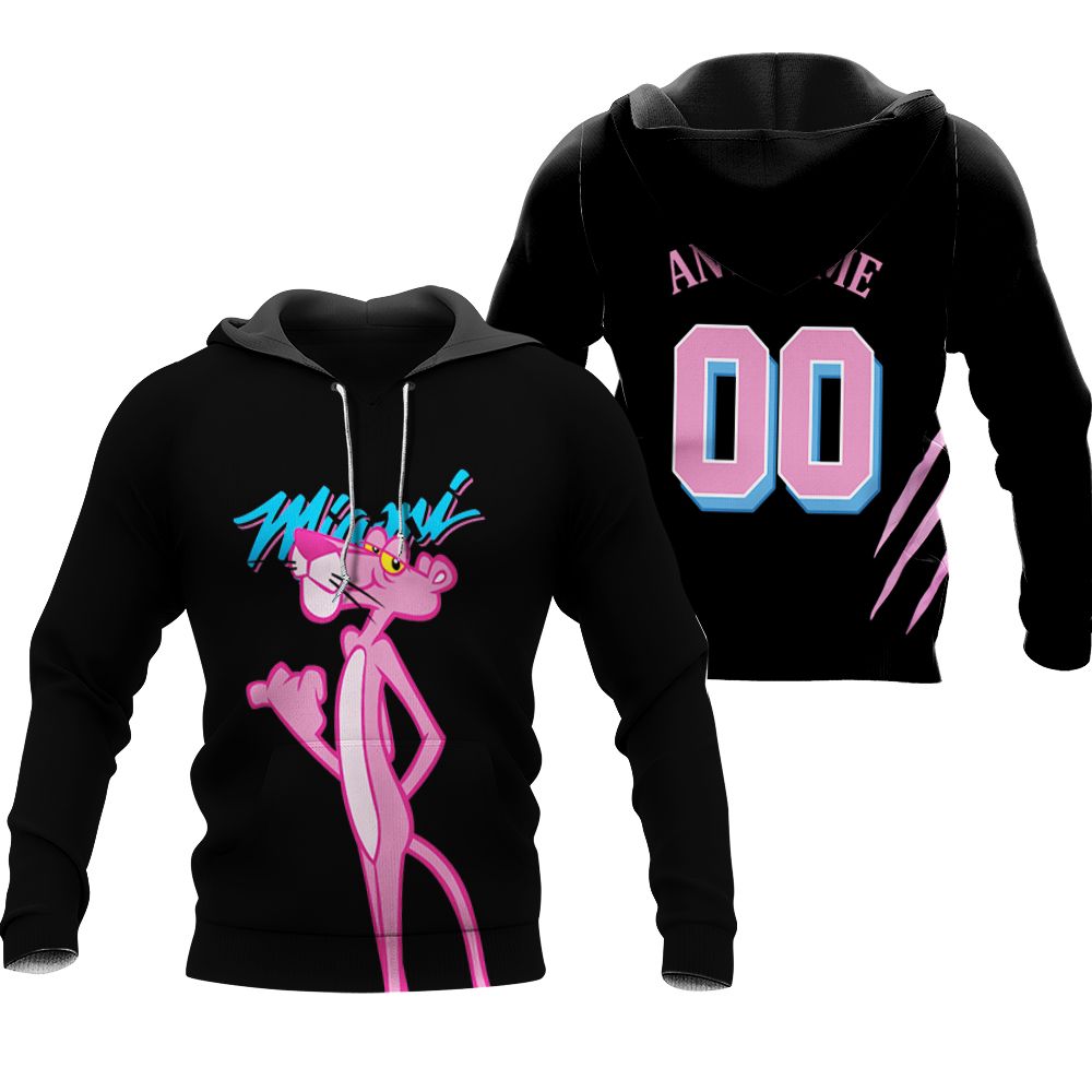 Miami Heat Jimmy Butler 22 Nba 2020 City Edition Split Pink Blue shirt Inspired Style Hoodie