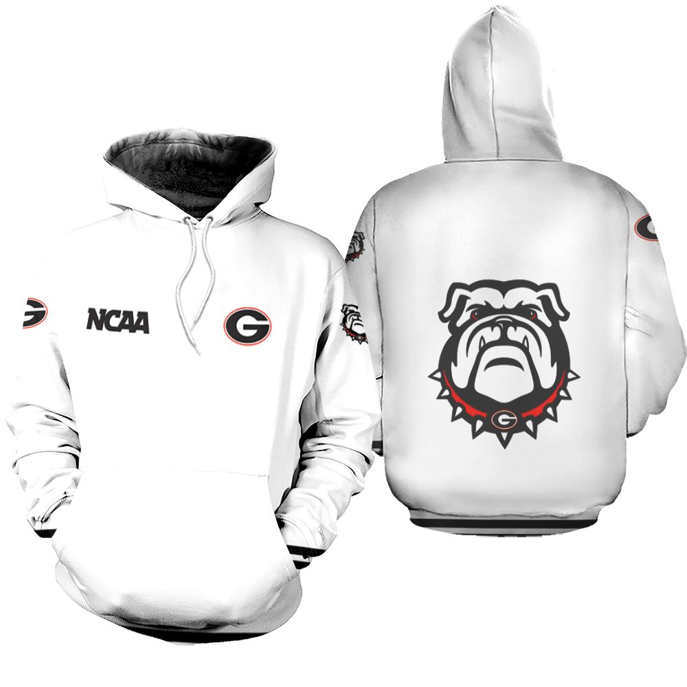 Georgia Bulldogs Ncaa Fan Mascot 3d Printed Hoodie 3d 3d Graphic Printed Tshirt Hoodie Up To 5xl 3D Hoodie Sweater Tshirt