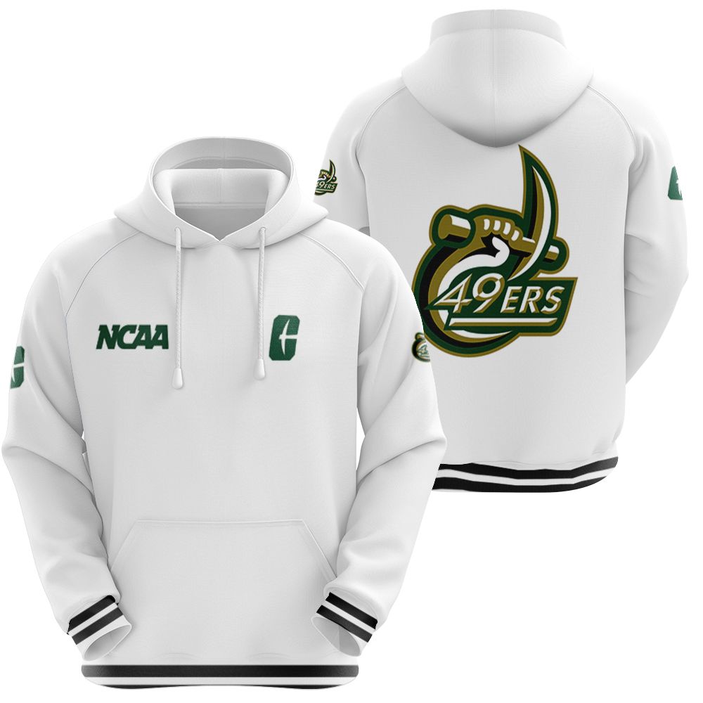 Charlotte 49Ers Ncaa Classic White With Mascot Logo Gift For Charlotte 49Ers Fans Hoodie