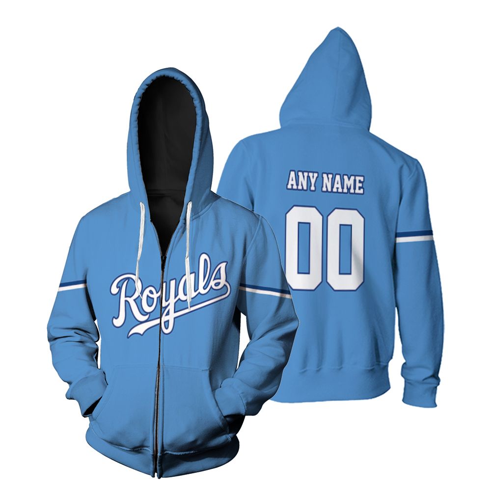 Personalized Kansas City Royals 1989 Cooperstown Collection Royal Blue shirt Inspired Style Gift For Kansas City Royals Fans Zip Hoodie