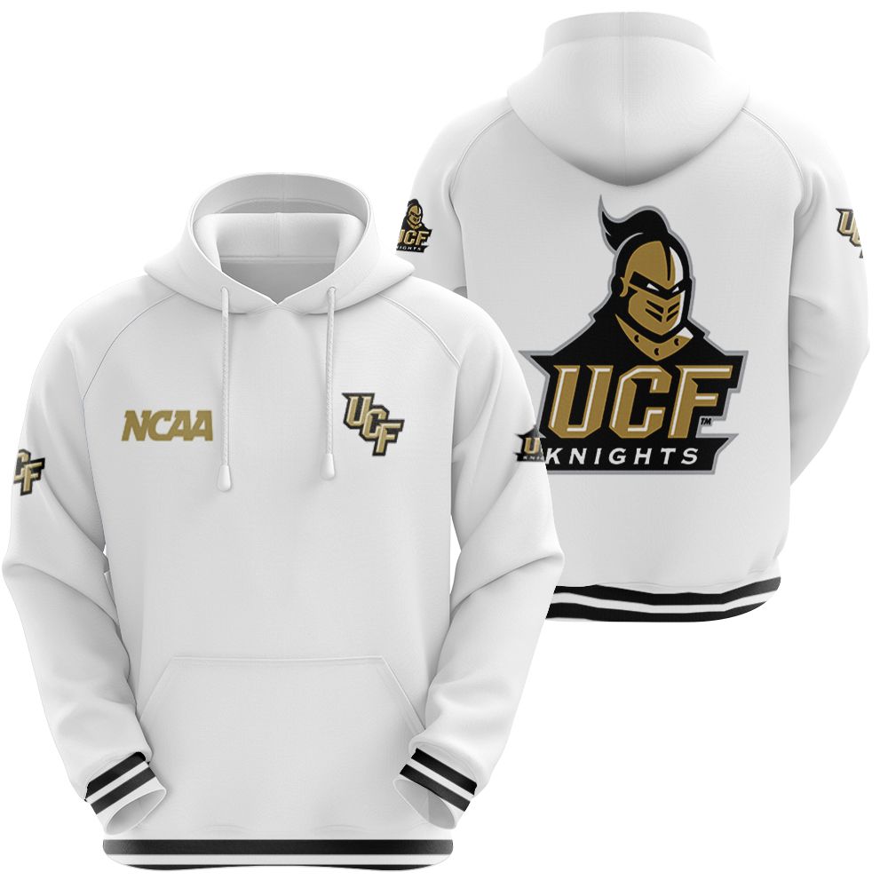 Ucf Knights Ncaa Classic White With Mascot Logo Gift For Ucf Knights Fans Hoodie