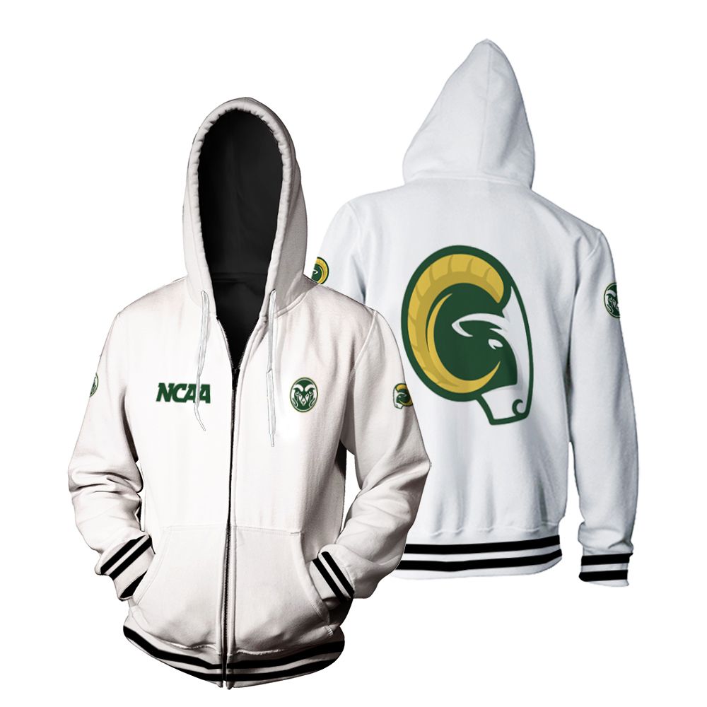 Colorado State Rams Ncaa Classic White With Mascot Logo Gift For Colorado State Rams Fans Hoodie