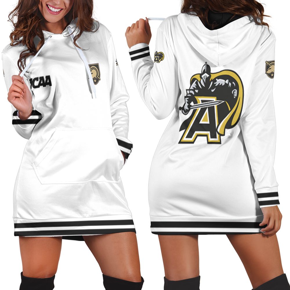 Army Black Knights Ncaa Classic White With Mascot Logo Gift For Army Black Knights Fans Hoodie Dress
