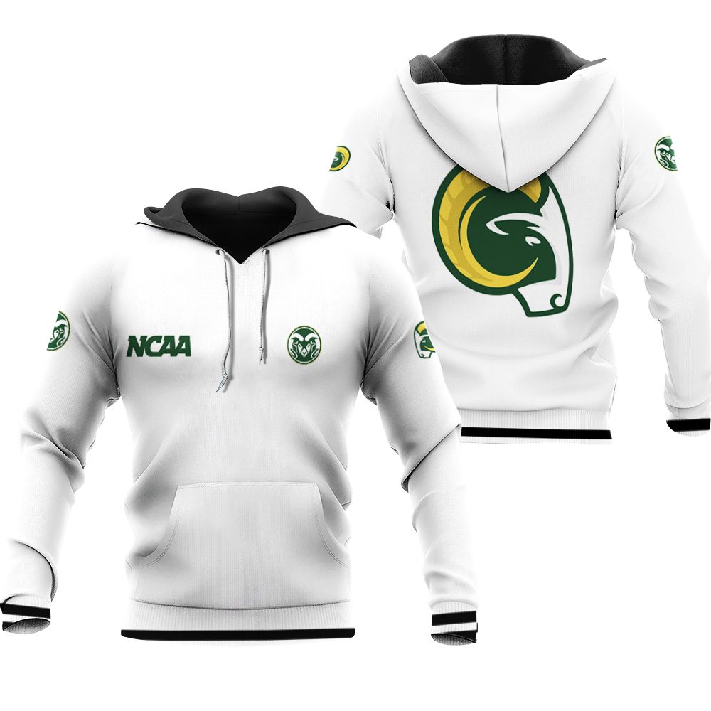 Colorado State Rams Ncaa Classic White With Mascot Logo Gift For Colorado State Rams Fans Hoodie