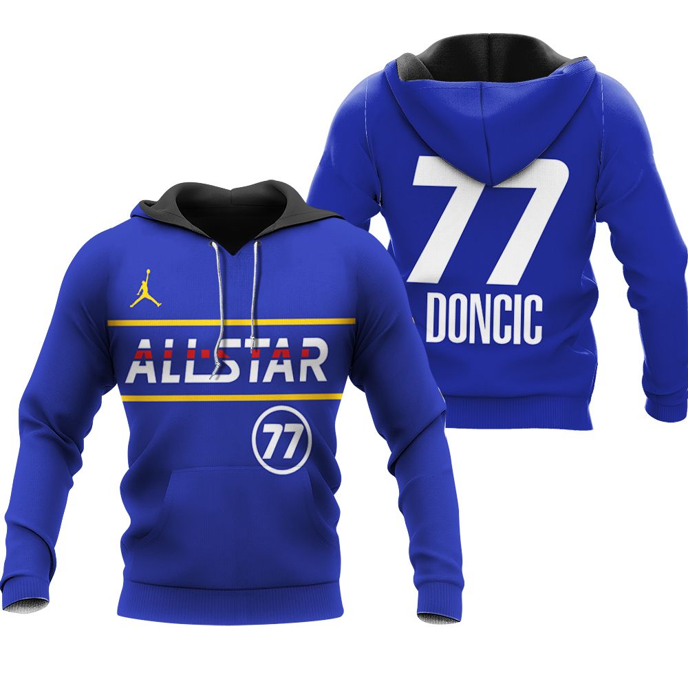Damian Lillard #0 NBA Basketball Wizards 2021 All Star Eastern Conference Blue shirt Style Gift For Damian Lillard Fans Zip Hoodie