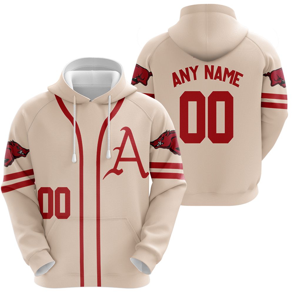 Arkansas Razorbacks Andrew Benintendi #16 MLB Baseball Team Benintendi College Red 3D Designed Allover Gift For Arkansas Fans Hoodie