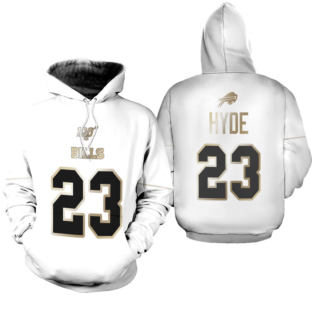 Buffalo Bills Cole Beasley #11 NFL White 100th Season Golden Edition shirt Style Gift For Bills Fans Hoodie