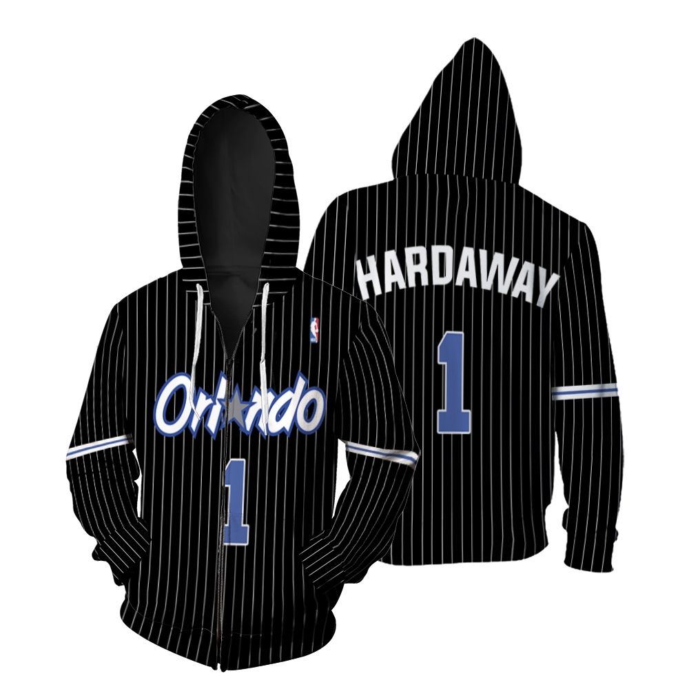 Orlando Magic Penny Hardaway #1 Great Player NBA Basketball Team Logo 3D Designed Allover Gift For Orlando Fans Hoodie